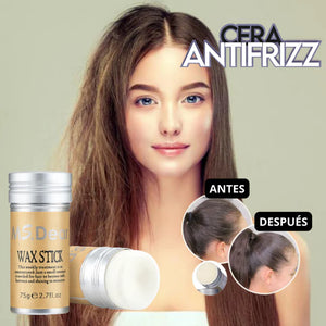 CERA EN BARRA FIJADORA + CEPILLO ESPECIAL +PACK DE LIGAS PARA EL CABELLO